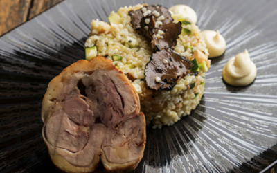 Ballottine de pintade basse température