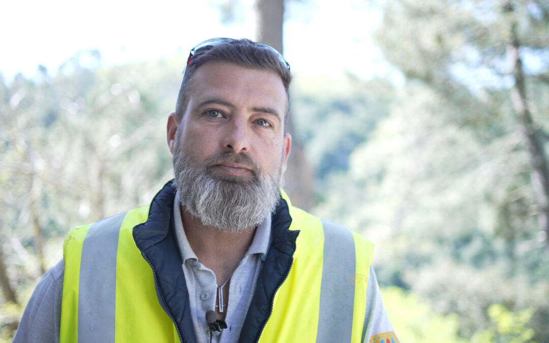 Sébastien Pantel, gardien du barrage de Sainte-Cécile-d’Andorge